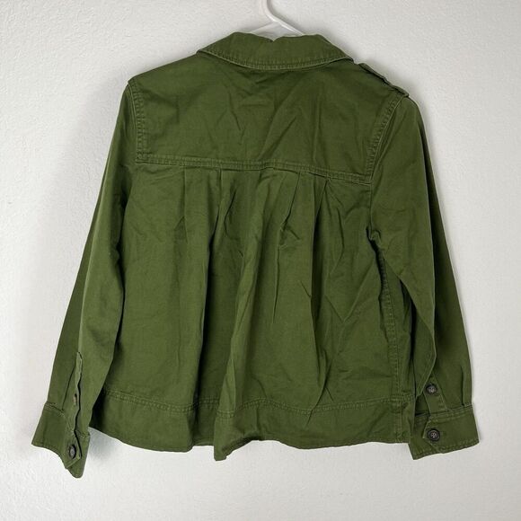 J. Crew Safari Shirt Jacket in Pine Green Size XS​ - Picture 4 of 6